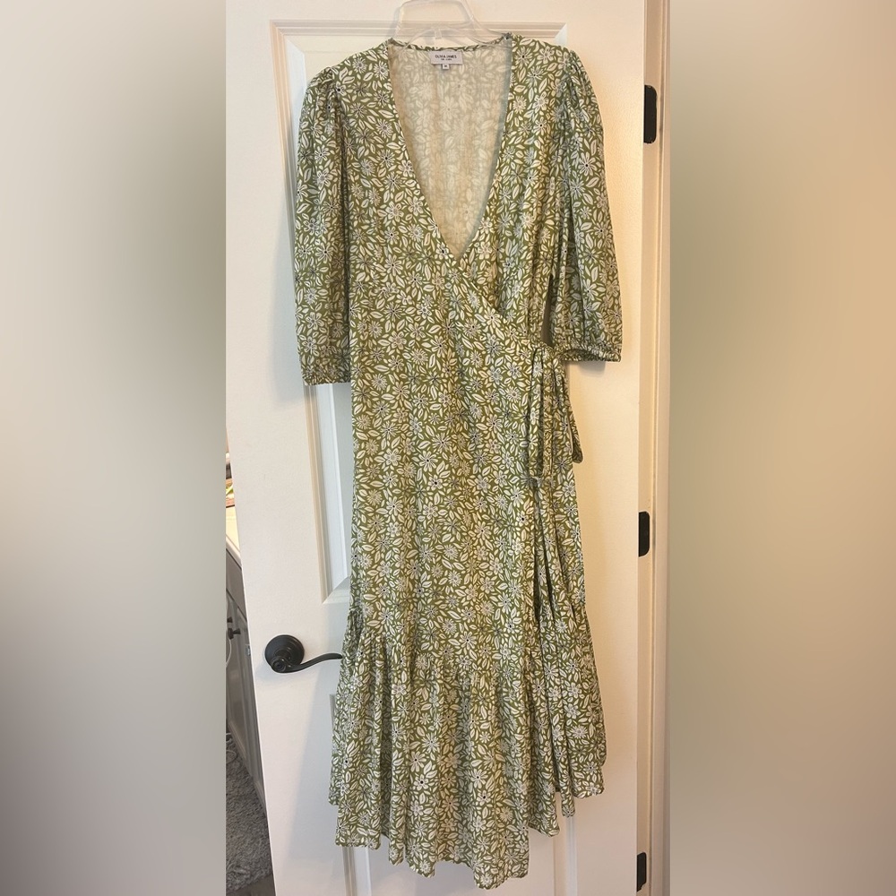 Olivia James the Label Wrap dress